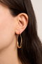 Heliophilia Silver Pendientes de Oro con Recubrimiento de Laca Dorado